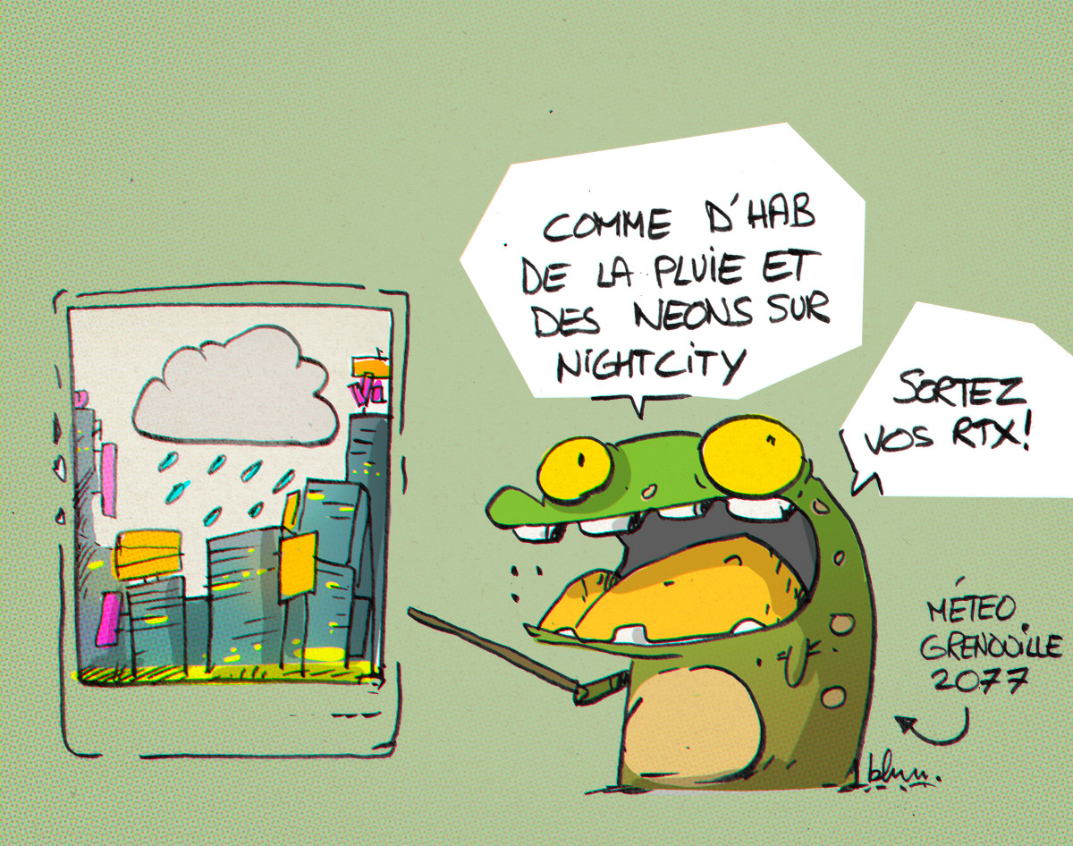 Illustration de L'Impact de l'Esthétique Cyberpunk dans notre Réalité Numérique